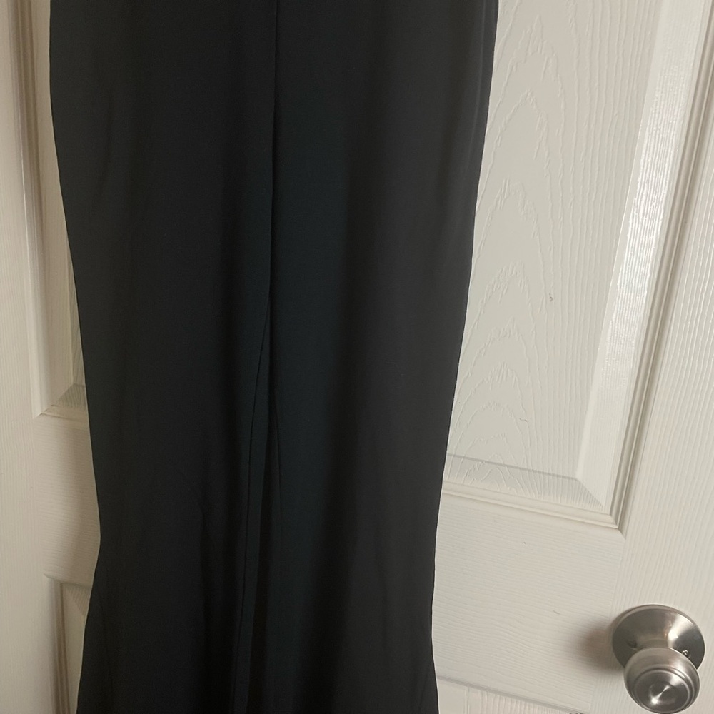 OFFLINE Aerie OG Foldover High Waist Super Flare Leggings Sz S Black Pull On - Picture 3 of 8
